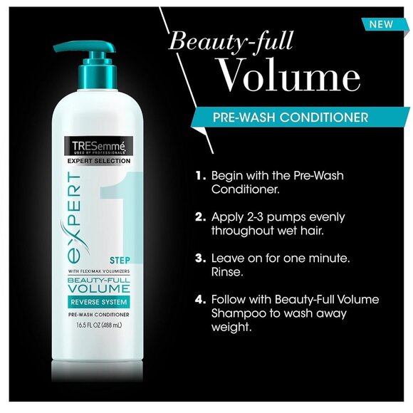 Tresemme Expert Selection Beauty Full Volume Reverse Prewash Conditioner 16.5 Fl - Picture 1 of 4